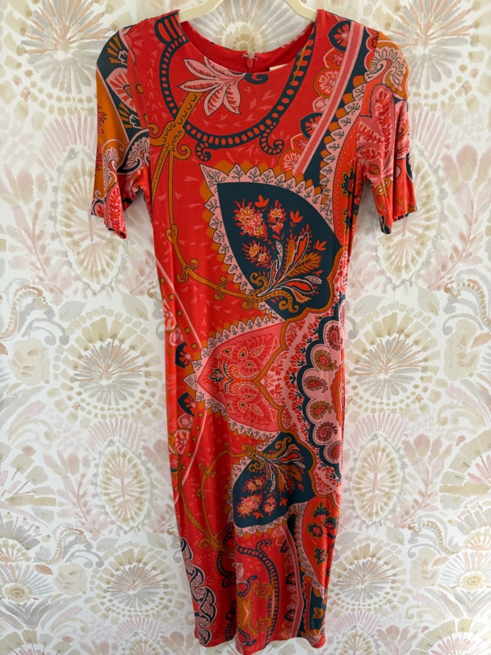 Farm Rio for Anthropologie Giannina Knit Midi Dress / XS - Picture 4 of 9